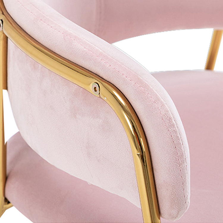 Glam Velvet Dining Room Chairs Open Back Dining Side Chair for Restaurant Use Clearhalo ' kitchen&dining_furn' 'Dining Chairs' 'Dining Tables & Seating' 'dining_chair' 'furn' 'furn_dining_chair' 'Furniture' 'furniture_dining_chair' 'Kitchen & Dining Furniture' 'kitchen' 4492020