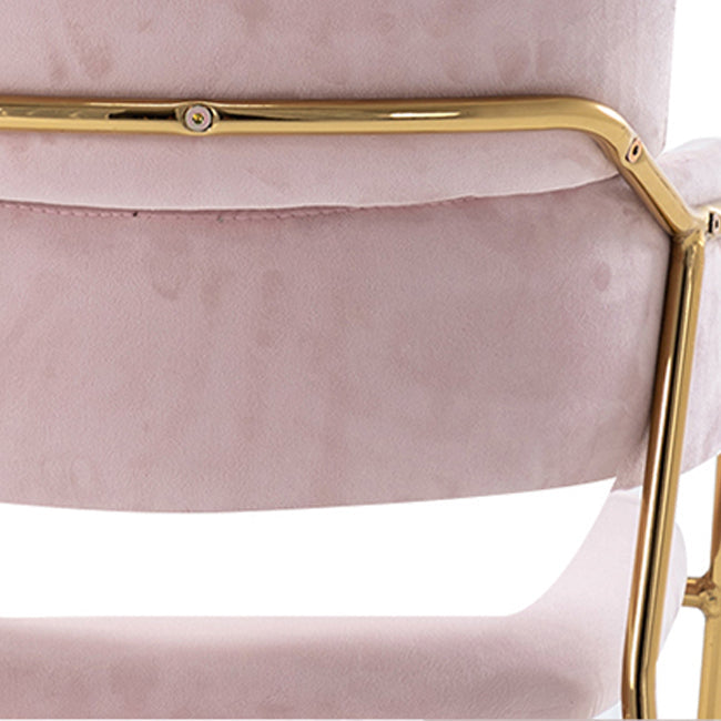 Glam Velvet Dining Room Chairs Open Back Dining Side Chair for Restaurant Use Clearhalo ' kitchen&dining_furn' 'Dining Chairs' 'Dining Tables & Seating' 'dining_chair' 'furn' 'furn_dining_chair' 'Furniture' 'furniture_dining_chair' 'Kitchen & Dining Furniture' 'kitchen' 4492024