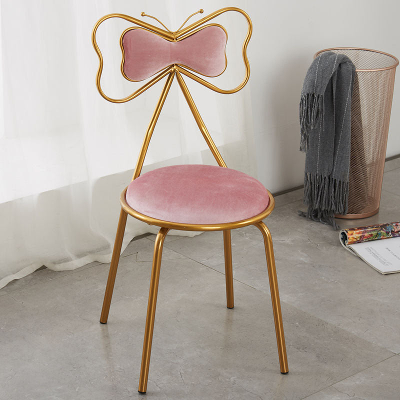 Scandinavian Design Upholstered Armless Dining Chairs Open Back Dining Side Chair Clearhalo ' kitchen&dining_furn' 'Dining Chairs' 'Dining Tables & Seating' 'dining_chair' 'furn' 'furn_dining_chair' 'Furniture' 'furniture_dining_chair' 'Kitchen & Dining Furniture' 'kitchen' 4492036