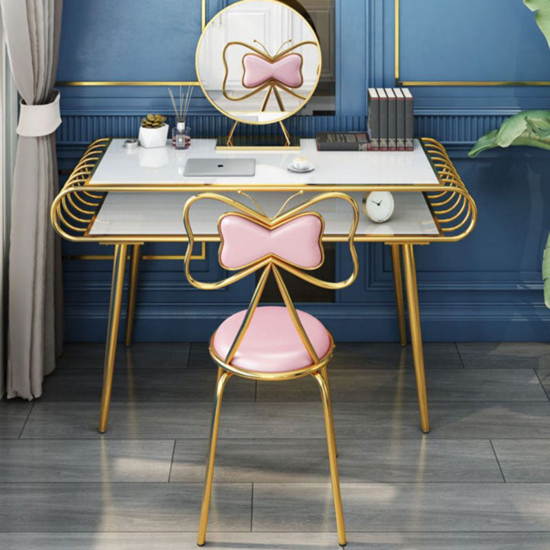 Scandinavian Design Upholstered Armless Dining Chairs Open Back Dining Side Chair Clearhalo ' kitchen&dining_furn' 'Dining Chairs' 'Dining Tables & Seating' 'dining_chair' 'furn' 'furn_dining_chair' 'Furniture' 'furniture_dining_chair' 'Kitchen & Dining Furniture' 'kitchen' 4492043