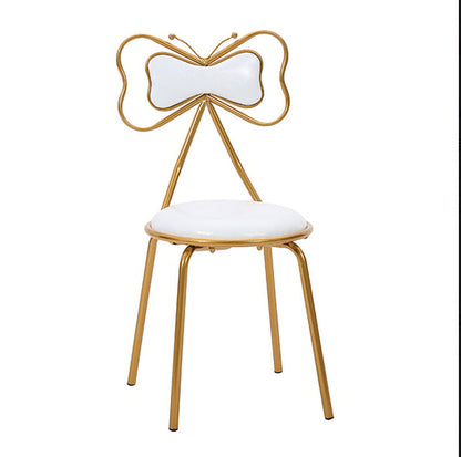 Scandinavian Design Upholstered Armless Dining Chairs Open Back Dining Side Chair White 1 Piece Clearhalo ' kitchen&dining_furn' 'Dining Chairs' 'Dining Tables & Seating' 'dining_chair' 'furn' 'furn_dining_chair' 'Furniture' 'furniture_dining_chair' 'Kitchen & Dining Furniture' 'kitchen' 4492054