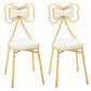Scandinavian Design Upholstered Armless Dining Chairs Open Back Dining Side Chair Textured White 2 Piece Set Clearhalo ' kitchen&dining_furn' 'Dining Chairs' 'Dining Tables & Seating' 'dining_chair' 'furn' 'furn_dining_chair' 'Furniture' 'furniture_dining_chair' 'Kitchen & Dining Furniture' 'kitchen' 4492061