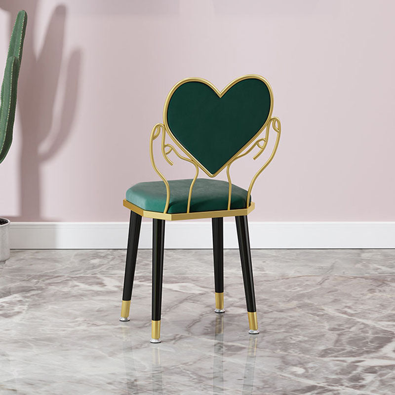 Scandinavian Design Open Back Dining Side Chairs Fabric Dining Chairs Clearhalo ' kitchen&dining_furn' 'Dining Chairs' 'Dining Tables & Seating' 'dining_chair' 'furn' 'furn_dining_chair' 'Furniture' 'furniture_dining_chair' 'Kitchen & Dining Furniture' 'kitchen' 4492099