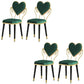 Scandinavian Design Open Back Dining Side Chairs Fabric Dining Chairs Green 4 Piece Set Clearhalo ' kitchen&dining_furn' 'Dining Chairs' 'Dining Tables & Seating' 'dining_chair' 'furn' 'furn_dining_chair' 'Furniture' 'furniture_dining_chair' 'Kitchen & Dining Furniture' 'kitchen' 4492113