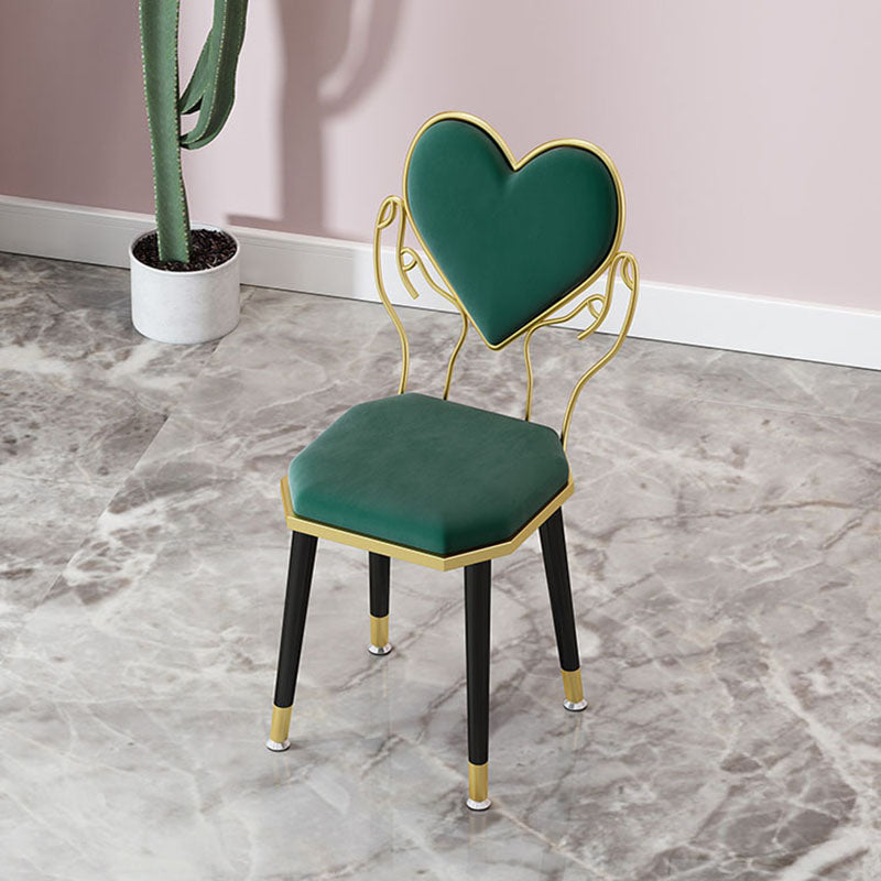 Scandinavian Design Open Back Dining Side Chairs Fabric Dining Chairs Clearhalo ' kitchen&dining_furn' 'Dining Chairs' 'Dining Tables & Seating' 'dining_chair' 'furn' 'furn_dining_chair' 'Furniture' 'furniture_dining_chair' 'Kitchen & Dining Furniture' 'kitchen' 4492115