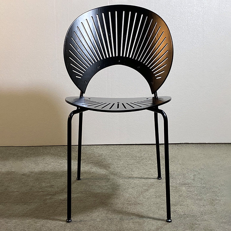 Metal Industrial Kitchen Dining Room Side Chair Open Back Chair Clearhalo ' kitchen&dining_furn' 'Dining Chairs' 'Dining Tables & Seating' 'dining_chair' 'furn' 'furn_dining_chair' 'Furniture' 'furniture_dining_chair' 'Kitchen & Dining Furniture' 'kitchen' 4492126