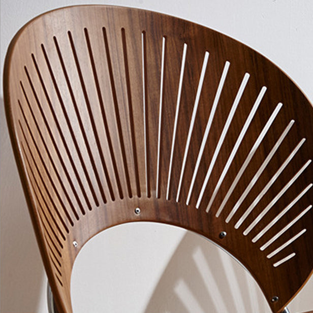 Metal Industrial Kitchen Dining Room Side Chair Open Back Chair Clearhalo ' kitchen&dining_furn' 'Dining Chairs' 'Dining Tables & Seating' 'dining_chair' 'furn' 'furn_dining_chair' 'Furniture' 'furniture_dining_chair' 'Kitchen & Dining Furniture' 'kitchen' 4492132