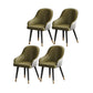 Glam Faux Leather Dining Chairs Upholstered Side Chair for Restaurant Use Green 4 Piece Set Clearhalo ' kitchen&dining_furn' 'Dining Chairs' 'Dining Tables & Seating' 'dining_chair' 'furn' 'furn_dining_chair' 'Furniture' 'furniture_dining_chair' 'Kitchen & Dining Furniture' 'kitchen' 4492166
