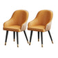 Glam Faux Leather Dining Chairs Upholstered Side Chair for Restaurant Use Orange 2 Piece Set Clearhalo ' kitchen&dining_furn' 'Dining Chairs' 'Dining Tables & Seating' 'dining_chair' 'furn' 'furn_dining_chair' 'Furniture' 'furniture_dining_chair' 'Kitchen & Dining Furniture' 'kitchen' 4492169