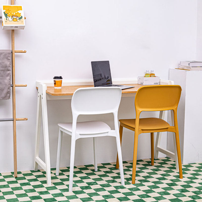 Contemporary Style Dining Chairs Kitchen Plastic Dining Armless Side Chair Clearhalo ' kitchen&dining_furn' 'Dining Chairs' 'Dining Tables & Seating' 'dining_chair' 'furn' 'furn_dining_chair' 'Furniture' 'furniture_dining_chair' 'Kitchen & Dining Furniture' 'kitchen' 4492180