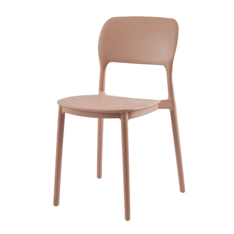 Contemporary Style Dining Chairs Kitchen Plastic Dining Armless Side Chair Clearhalo ' kitchen&dining_furn' 'Dining Chairs' 'Dining Tables & Seating' 'dining_chair' 'furn' 'furn_dining_chair' 'Furniture' 'furniture_dining_chair' 'Kitchen & Dining Furniture' 'kitchen' 4492182