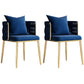 Scandinavian Design Fabric Dining Side Chairs Solid Back Dining Side Chair Blue 2 Piece Set Clearhalo ' kitchen&dining_furn' 'Dining Chairs' 'Dining Tables & Seating' 'dining_chair' 'furn' 'furn_dining_chair' 'Furniture' 'furniture_dining_chair' 'Kitchen & Dining Furniture' 'kitchen' 4492211