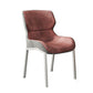 Modern Style Kitchen Metal Dining Chairs Wingback Dining Arm Side Chairs Dark Red 1 Piece Clearhalo ' kitchen&dining_furn' 'Dining Chairs' 'Dining Tables & Seating' 'dining_chair' 'furn' 'furn_dining_chair' 'Furniture' 'furniture_dining_chair' 'Kitchen & Dining Furniture' 'kitchen' 4492226