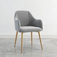 Glam Velvet Dining Room Chairs Arm Metal Dining Side Chair for Restaurant Use Light Gray 1 Piece Clearhalo ' kitchen&dining_furn' 'Dining Chairs' 'Dining Tables & Seating' 'dining_chair' 'furn' 'furn_dining_chair' 'Furniture' 'furniture_dining_chair' 'Kitchen & Dining Furniture' 'kitchen' 4492269
