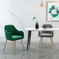 Glam Velvet Dining Room Chairs Arm Metal Dining Side Chair for Restaurant Use Clearhalo ' kitchen&dining_furn' 'Dining Chairs' 'Dining Tables & Seating' 'dining_chair' 'furn' 'furn_dining_chair' 'Furniture' 'furniture_dining_chair' 'Kitchen & Dining Furniture' 'kitchen' 4492278