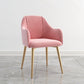 Glam Velvet Dining Room Chairs Arm Metal Dining Side Chair for Restaurant Use Pink 1 Piece Clearhalo ' kitchen&dining_furn' 'Dining Chairs' 'Dining Tables & Seating' 'dining_chair' 'furn' 'furn_dining_chair' 'Furniture' 'furniture_dining_chair' 'Kitchen & Dining Furniture' 'kitchen' 4492285