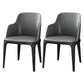 Modern 1/2/5/6/7 Pieces Dining Set Sintered Stone Dining Table with Leather Chairs 2 Dark Grey Chairs Clearhalo 'Dining Room Sets' 'Dining Tables & Seating' 'dining_room_set' 'furn' 'furn_dining_room_set' 'Furniture' 'furniture_dining_room_set' 'Kitchen & Dining Furniture' 'kitchen&dining_furn' 'kitchen' 4492326