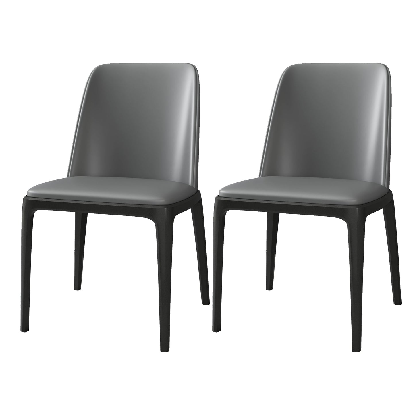 Modern 1/2/5/6/7 Pieces Dining Set Sintered Stone Dining Table with Leather Chairs 2 Grey Chairs Clearhalo 'Dining Room Sets' 'Dining Tables & Seating' 'dining_room_set' 'furn' 'furn_dining_room_set' 'Furniture' 'furniture_dining_room_set' 'Kitchen & Dining Furniture' 'kitchen&dining_furn' 'kitchen' 4492329