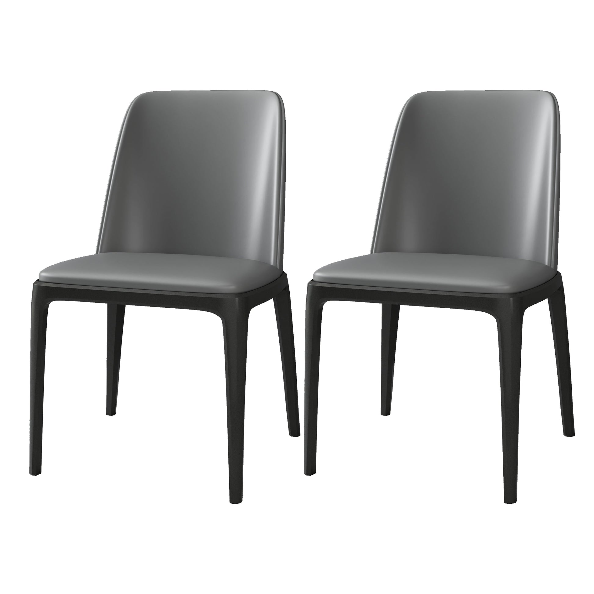 Modern 1/2/5/6/7 Pieces Dining Set Sintered Stone Dining Table with Leather Chairs 2 Grey Chairs Clearhalo 'Dining Room Sets' 'Dining Tables & Seating' 'dining_room_set' 'furn' 'furn_dining_room_set' 'Furniture' 'furniture_dining_room_set' 'Kitchen & Dining Furniture' 'kitchen&dining_furn' 'kitchen' 4492329