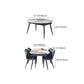 Contemporary 1/5/6/7 Pieces Dining Set Round Dining Room Table Set Clearhalo 'Dining Room Sets' 'Dining Tables & Seating' 'dining_room_set' 'furn' 'furn_dining_room_set' 'Furniture' 'furniture_dining_room_set' 'Kitchen & Dining Furniture' 'kitchen&dining_furn' 'kitchen' 4492363