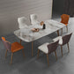 Glam 1/2/5/7 Pieces Dining Set Rectangular Dining Room Table 7 Pieces: Table, 6 Chairs Clearhalo 'Dining Room Sets' 'Dining Tables & Seating' 'dining_room_set' 'furn' 'furn_dining_room_set' 'Furniture' 'furniture_dining_room_set' 'Kitchen & Dining Furniture' 'kitchen&dining_furn' 'kitchen' 4492367