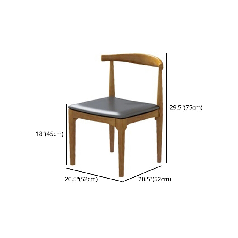 Modern 1/5/7 Pieces Rectangle Dining Set Solid Wood Dining Table with Chairs Clearhalo 'Dining Room Sets' 'Dining Tables & Seating' 'dining_room_set' 'furn' 'furn_dining_room_set' 'Furniture' 'furniture_dining_room_set' 'Kitchen & Dining Furniture' 'kitchen&dining_furn' 'kitchen' 4492467