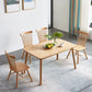 1/2/5 Pcs Oak Wood Modern Dining Set with Rectangle Table Dinette Set 5 Pieces: Wood Table, 4 Wood Chairs Clearhalo 'Dining Room Sets' 'Dining Tables & Seating' 'dining_room_set' 'furn' 'furn_dining_room_set' 'Furniture' 'furniture_dining_room_set' 'Kitchen & Dining Furniture' 'kitchen&dining_furn' 'kitchen' 4492492