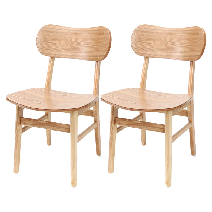 1/2/5 Pcs Oak Wood Modern Dining Set with Rectangle Table Dinette Set 2 Natural Chairs Clearhalo 'Dining Room Sets' 'Dining Tables & Seating' 'dining_room_set' 'furn' 'furn_dining_room_set' 'Furniture' 'furniture_dining_room_set' 'Kitchen & Dining Furniture' 'kitchen&dining_furn' 'kitchen' 4492497