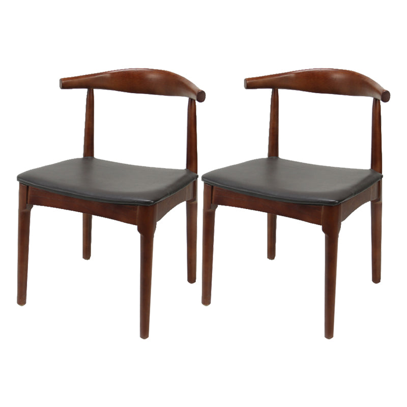 1/2/5 Pcs Oak Wood Modern Dining Set with Rectangle Table Dinette Set 2 Brown Chairs Clearhalo 'Dining Room Sets' 'Dining Tables & Seating' 'dining_room_set' 'furn' 'furn_dining_room_set' 'Furniture' 'furniture_dining_room_set' 'Kitchen & Dining Furniture' 'kitchen&dining_furn' 'kitchen' 4492499
