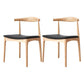 1/2/5 Pcs Oak Wood Modern Dining Set with Rectangle Table Dinette Set 2 Light Brown Chairs Clearhalo 'Dining Room Sets' 'Dining Tables & Seating' 'dining_room_set' 'furn' 'furn_dining_room_set' 'Furniture' 'furniture_dining_room_set' 'Kitchen & Dining Furniture' 'kitchen&dining_furn' 'kitchen' 4492504