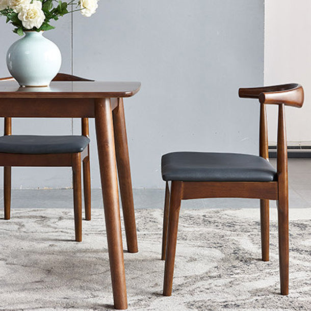 1/2/5 Pcs Oak Wood Modern Dining Set with Rectangle Table Dinette Set Clearhalo 'Dining Room Sets' 'Dining Tables & Seating' 'dining_room_set' 'furn' 'furn_dining_room_set' 'Furniture' 'furniture_dining_room_set' 'Kitchen & Dining Furniture' 'kitchen&dining_furn' 'kitchen' 4492507