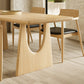 Modern 1/2/4/5 Pieces Rectangle Dining Set Solid Wood Dining Table with Chairs Clearhalo 'Dining Room Sets' 'Dining Tables & Seating' 'dining_room_set' 'furn' 'furn_dining_room_set' 'Furniture' 'furniture_dining_room_set' 'Kitchen & Dining Furniture' 'kitchen&dining_furn' 'kitchen' 4492523