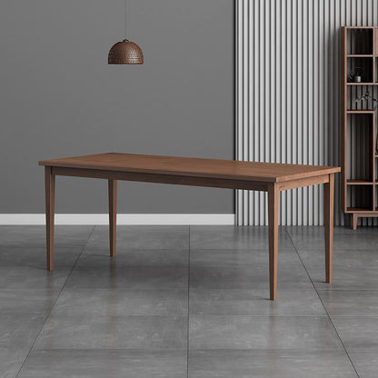 Modern 1/2/4/5 Pieces Rectangle Dining Set Solid Wood Kitchen Table with Chairs Clearhalo 'Dining Room Sets' 'Dining Tables & Seating' 'dining_room_set' 'furn' 'furn_dining_room_set' 'Furniture' 'furniture_dining_room_set' 'Kitchen & Dining Furniture' 'kitchen&dining_furn' 'kitchen' 4492592