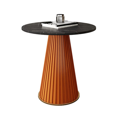 1/3/4/5 Pcs Metal Modern Dining Room Set with Round Table and Metal Base Dining Set Black 31"L x 31"W Clearhalo 'Dining Room Sets' 'Dining Tables & Seating' 'dining_room_set' 'furn' 'furn_dining_room_set' 'Furniture' 'furniture_dining_room_set' 'Kitchen & Dining Furniture' 'kitchen&dining_furn' 'kitchen' 4492617