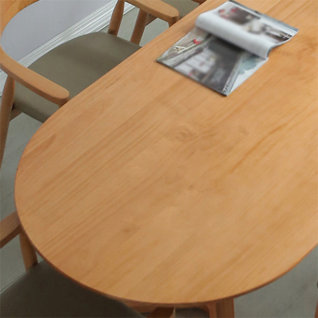 Modern Rectangle 1/2/5/7 Pieces Dining Set Solid Wood Dining Table with Chairs Clearhalo 'Dining Room Sets' 'Dining Tables & Seating' 'dining_room_set' 'furn' 'furn_dining_room_set' 'Furniture' 'furniture_dining_room_set' 'Kitchen & Dining Furniture' 'kitchen&dining_furn' 'kitchen' 4492644