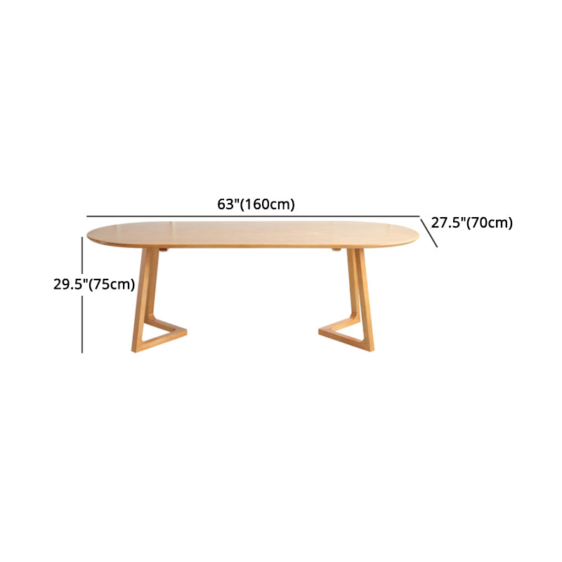 Modern Rectangle 1/2/5/7 Pieces Dining Set Solid Wood Dining Table with Chairs Clearhalo 'Dining Room Sets' 'Dining Tables & Seating' 'dining_room_set' 'furn' 'furn_dining_room_set' 'Furniture' 'furniture_dining_room_set' 'Kitchen & Dining Furniture' 'kitchen&dining_furn' 'kitchen' 4492655