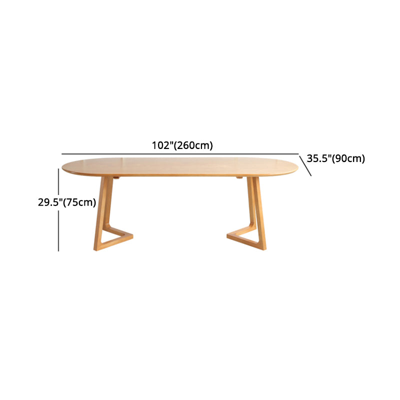 Modern Rectangle 1/2/5/7 Pieces Dining Set Solid Wood Dining Table with Chairs Clearhalo 'Dining Room Sets' 'Dining Tables & Seating' 'dining_room_set' 'furn' 'furn_dining_room_set' 'Furniture' 'furniture_dining_room_set' 'Kitchen & Dining Furniture' 'kitchen&dining_furn' 'kitchen' 4492660