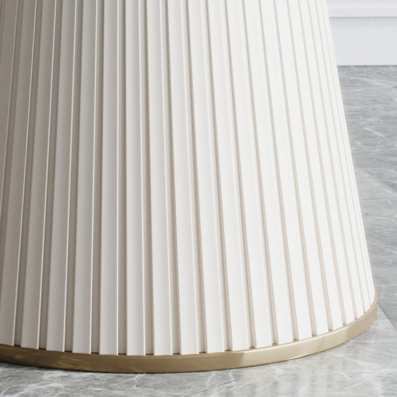 Modern 1/3/4/7 Pieces Round Dining Set Sintered Stone Dining Table with Leather Chairs Clearhalo 'Dining Room Sets' 'Dining Tables & Seating' 'dining_room_set' 'furn' 'furn_dining_room_set' 'Furniture' 'furniture_dining_room_set' 'Kitchen & Dining Furniture' 'kitchen&dining_furn' 'kitchen' 4492705