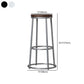 Modern Style Iron Bar Stool with Metal Footrest Simple Bar Stool for Bar Clearhalo 'Bar Furniture' 'Bar Stools' 'bar_stools' 'furn' 'furn_bar_stools' 'furniture_bar_stools' 'Kitchen & Dining Furniture' 'kitchen&dining_furn' 'kitchen' 'kitchen_furn' Furniture' 4492724