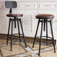 Adjustable Swivel Height Stool Industrial Round Seat Counter Bar Stool,1 Piece Clearhalo 'Bar Furniture' 'Bar Stools' 'bar_stools' 'furn' 'furn_bar_stools' 'furniture_bar_stools' 'Kitchen & Dining Furniture' 'kitchen&dining_furn' 'kitchen' 'kitchen_furn' Furniture' 4492728