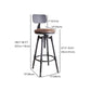 Adjustable Swivel Height Stool Industrial Round Seat Counter Bar Stool,1 Piece Clearhalo 'Bar Furniture' 'Bar Stools' 'bar_stools' 'furn' 'furn_bar_stools' 'furniture_bar_stools' 'Kitchen & Dining Furniture' 'kitchen&dining_furn' 'kitchen' 'kitchen_furn' Furniture' 4492740