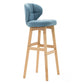 Scandinavia Style Bar-stool Low Back Wooden Legs Barstool for Restaurant Bar Clearhalo 'Bar Furniture' 'Bar Stools' 'bar_stools' 'furn' 'furn_bar_stools' 'furniture_bar_stools' 'Kitchen & Dining Furniture' 'kitchen&dining_furn' 'kitchen' 'kitchen_furn' Furniture' 4492819