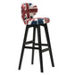 Scandinavia Style Bar-stool Low Back Wooden Legs Barstool for Restaurant Bar Blue-Red Black 1 Piece Clearhalo 'Bar Furniture' 'Bar Stools' 'bar_stools' 'furn' 'furn_bar_stools' 'furniture_bar_stools' 'Kitchen & Dining Furniture' 'kitchen&dining_furn' 'kitchen' 'kitchen_furn' Furniture' 4492831