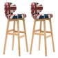 Scandinavia Style Bar-stool Low Back Wooden Legs Barstool for Restaurant Bar Blue-Red Natural 2 Piece Set Clearhalo 'Bar Furniture' 'Bar Stools' 'bar_stools' 'furn' 'furn_bar_stools' 'furniture_bar_stools' 'Kitchen & Dining Furniture' 'kitchen&dining_furn' 'kitchen' 'kitchen_furn' Furniture' 4492835
