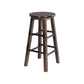 Modern Armless Backless Counter Stool Wood Bar Stool with Wooden Pedal Dark Brown 1 Piece Clearhalo 'Bar Furniture' 'Bar Stools' 'bar_stools' 'furn' 'furn_bar_stools' 'furniture_bar_stools' 'Kitchen & Dining Furniture' 'kitchen&dining_furn' 'kitchen' 'kitchen_furn' Furniture' 4493130