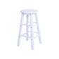 Modern Armless Backless Counter Stool Wood Bar Stool with Wooden Pedal White 1 Piece Clearhalo 'Bar Furniture' 'Bar Stools' 'bar_stools' 'furn' 'furn_bar_stools' 'furniture_bar_stools' 'Kitchen & Dining Furniture' 'kitchen&dining_furn' 'kitchen' 'kitchen_furn' Furniture' 4493163