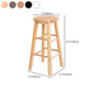 Modern Armless Backless Counter Stool Wood Bar Stool with Wooden Pedal Clearhalo 'Bar Furniture' 'Bar Stools' 'bar_stools' 'furn' 'furn_bar_stools' 'furniture_bar_stools' 'Kitchen & Dining Furniture' 'kitchen&dining_furn' 'kitchen' 'kitchen_furn' Furniture' 4493183