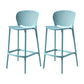 Contemporary Metal Plastic Barstools Bristol Bar Stool with Low Back and Footrest Sky Blue 2 Piece Set Counter Stool(26"H) Clearhalo 'Bar Furniture' 'Bar Stools' 'bar_stools' 'furn' 'furn_bar_stools' 'furniture_bar_stools' 'Kitchen & Dining Furniture' 'kitchen&dining_furn' 'kitchen' 'kitchen_furn' Furniture' 4493210