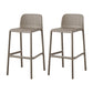 Contemporary Metal Plastic Barstools Bristol Bar Stool with Low Back and Footrest Coffee 2 Piece Set Counter Stool(26"H) Clearhalo 'Bar Furniture' 'Bar Stools' 'bar_stools' 'furn' 'furn_bar_stools' 'furniture_bar_stools' 'Kitchen & Dining Furniture' 'kitchen&dining_furn' 'kitchen' 'kitchen_furn' Furniture' 4493213