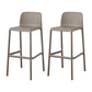 Contemporary Metal Plastic Barstools Bristol Bar Stool with Low Back and Footrest Coffee 2 Piece Set Bar Stool(30"H) Clearhalo 'Bar Furniture' 'Bar Stools' 'bar_stools' 'furn' 'furn_bar_stools' 'furniture_bar_stools' 'Kitchen & Dining Furniture' 'kitchen&dining_furn' 'kitchen' 'kitchen_furn' Furniture' 4493234
